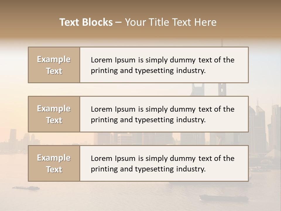 Oriental Central Structure PowerPoint Template