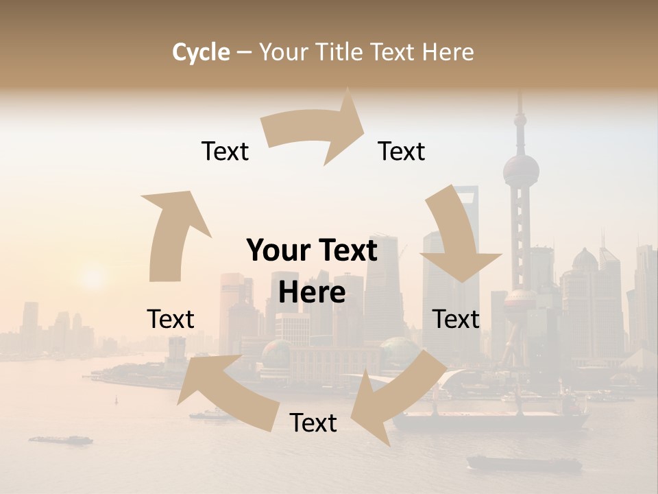 Oriental Central Structure PowerPoint Template