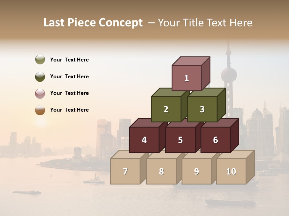 Oriental Central Structure PowerPoint Template