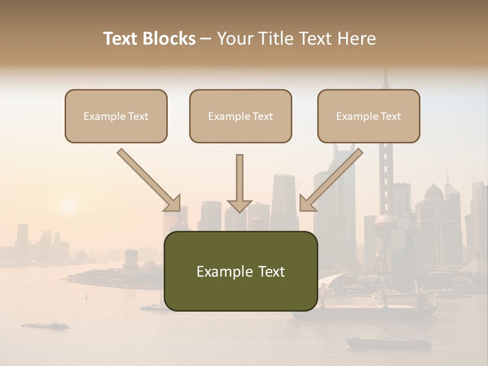 Oriental Central Structure PowerPoint Template