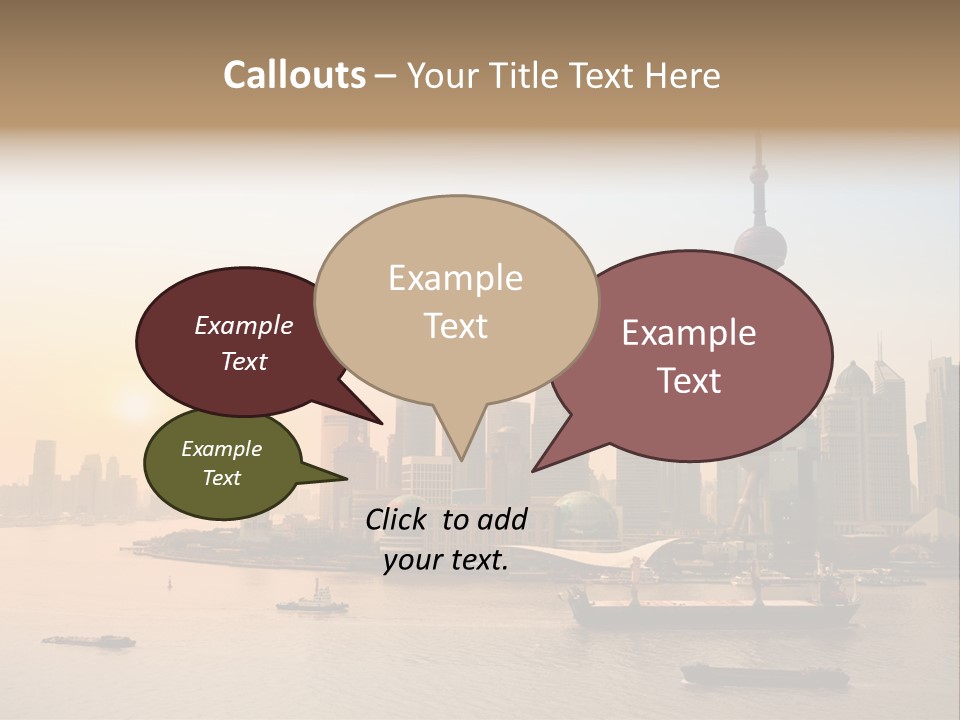 Oriental Central Structure PowerPoint Template
