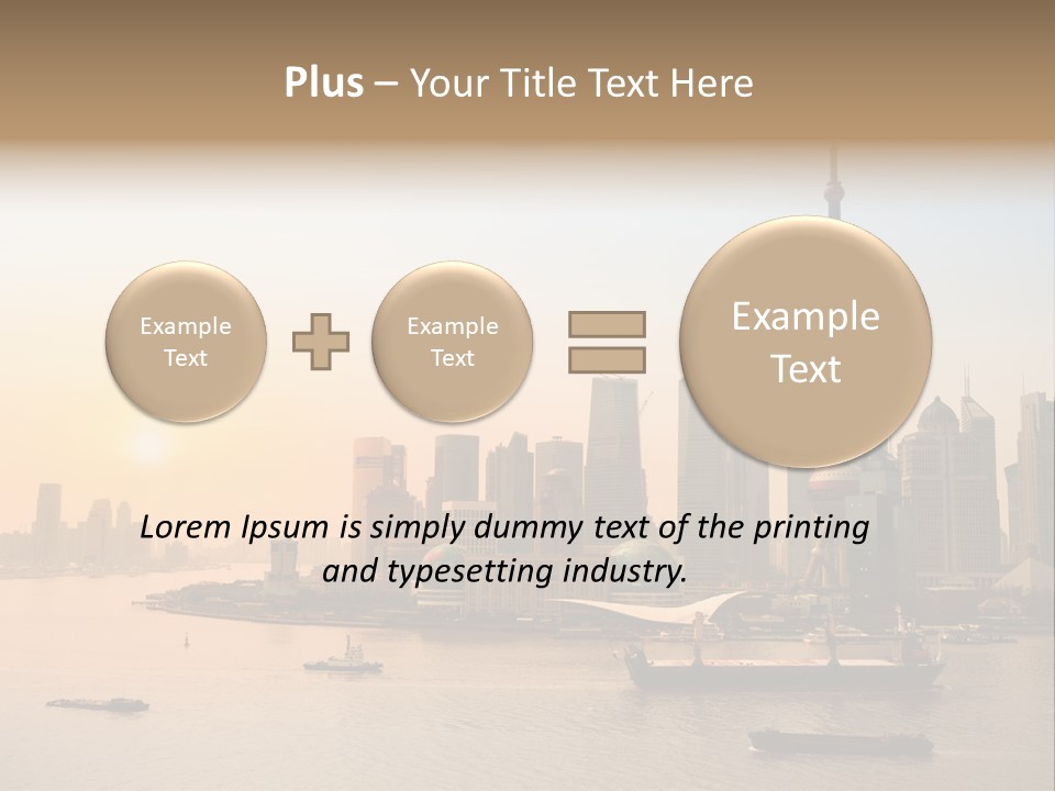 Oriental Central Structure PowerPoint Template