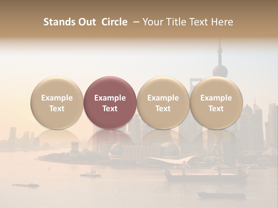 Oriental Central Structure PowerPoint Template