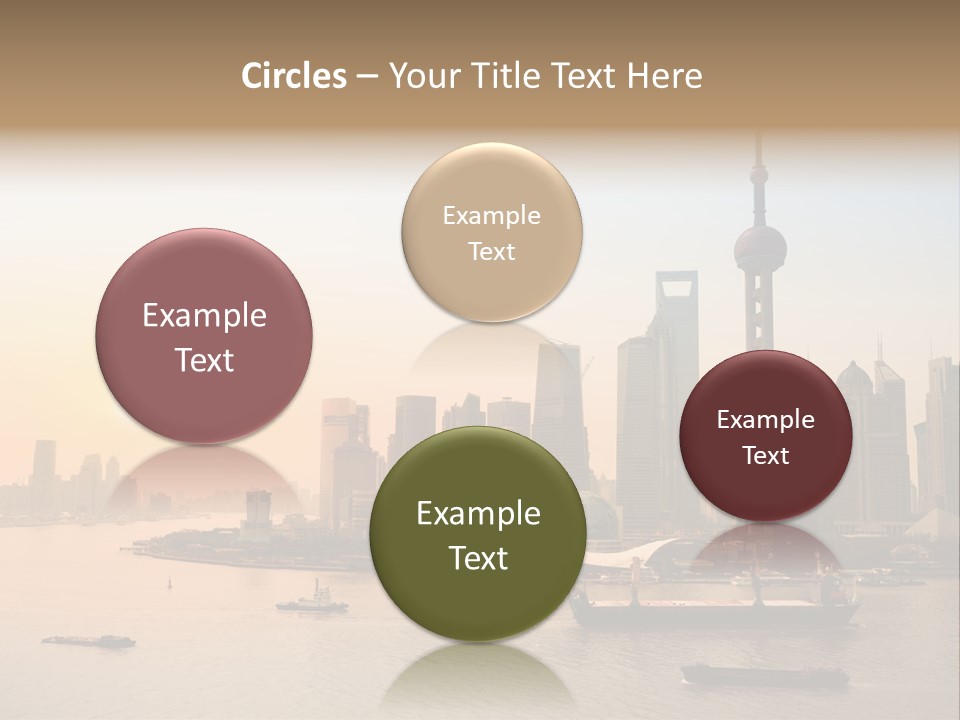 Oriental Central Structure PowerPoint Template
