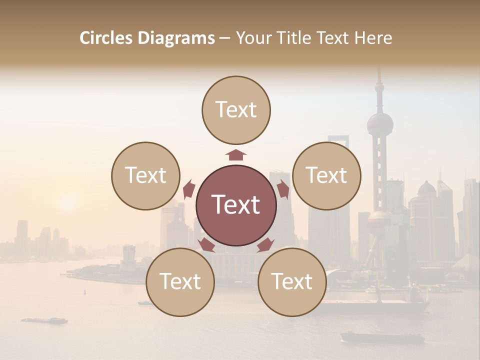 Oriental Central Structure PowerPoint Template