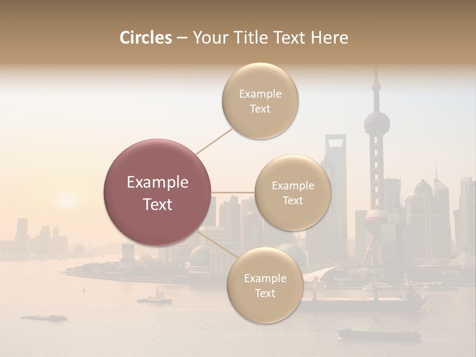 Oriental Central Structure PowerPoint Template