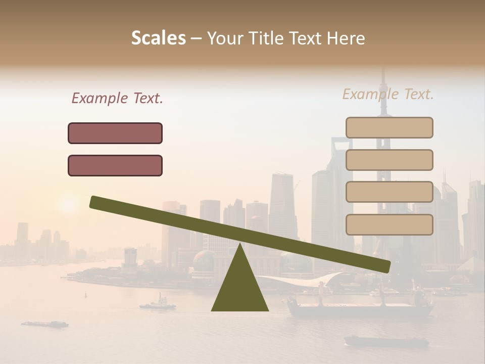 Oriental Central Structure PowerPoint Template