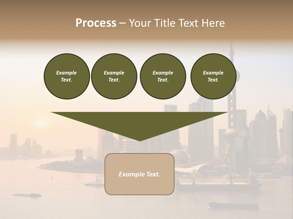 Oriental Central Structure PowerPoint Template