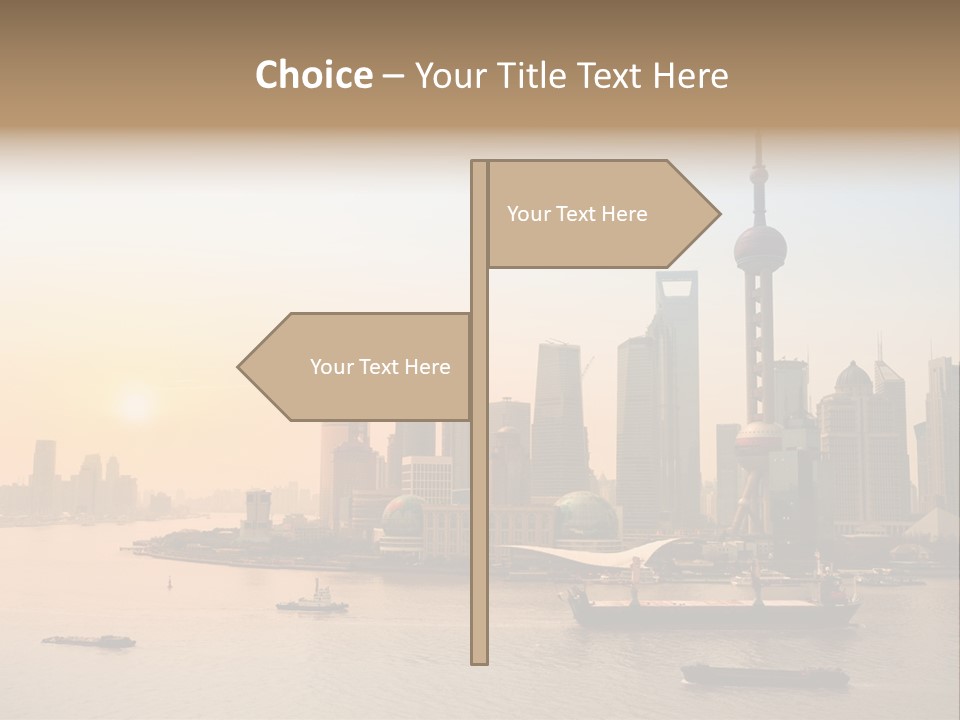 Oriental Central Structure PowerPoint Template