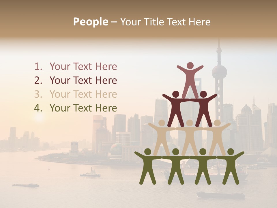 Oriental Central Structure PowerPoint Template