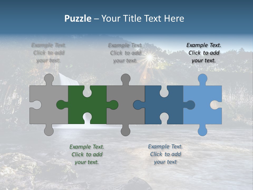 Plant Hike Landscape PowerPoint Template