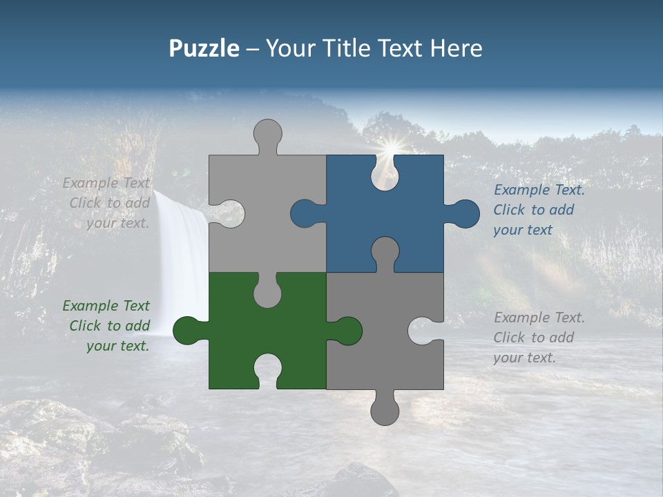 Plant Hike Landscape PowerPoint Template