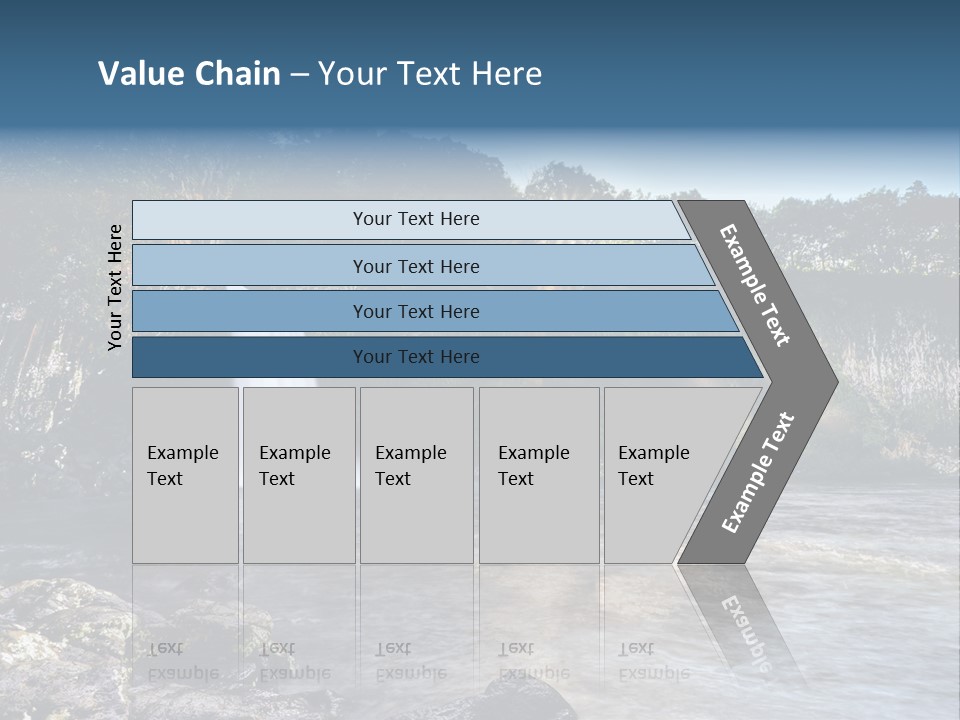 Plant Hike Landscape PowerPoint Template