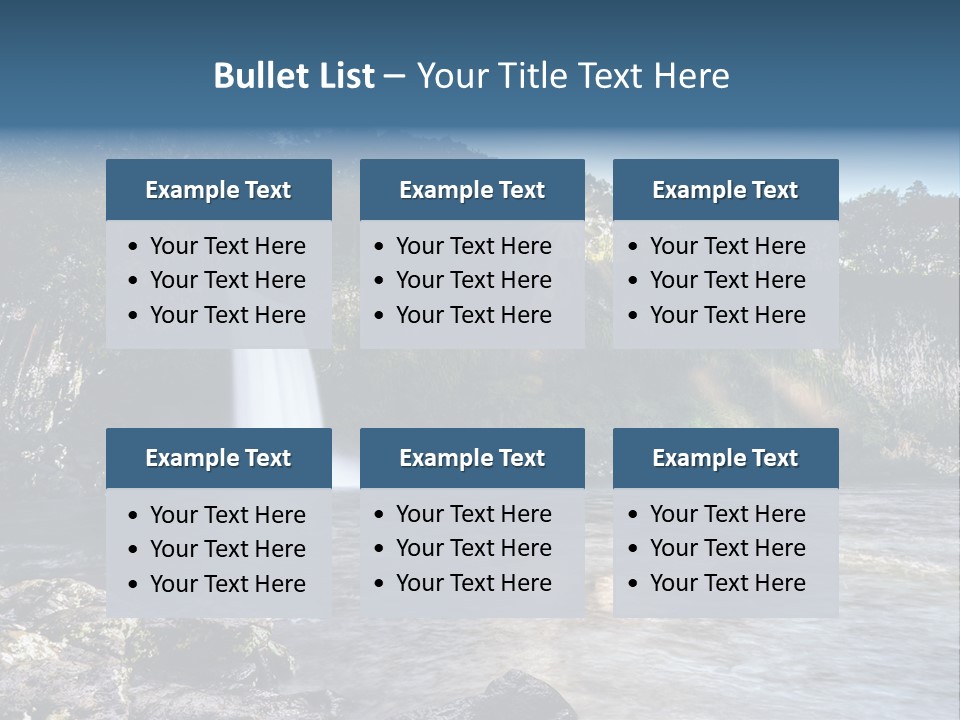 Plant Hike Landscape PowerPoint Template