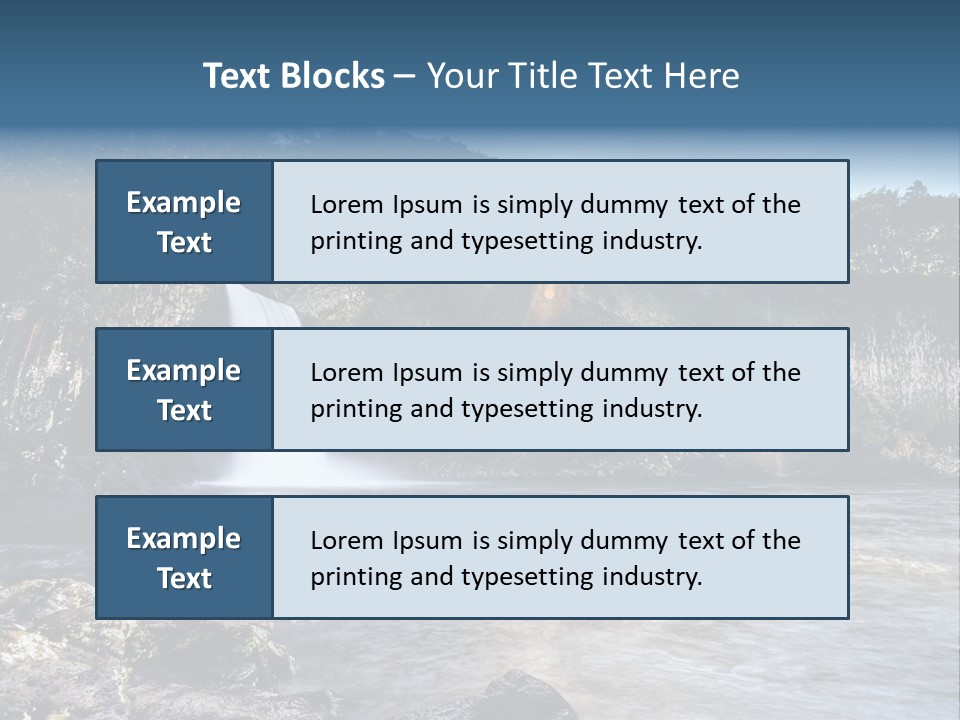 Plant Hike Landscape PowerPoint Template