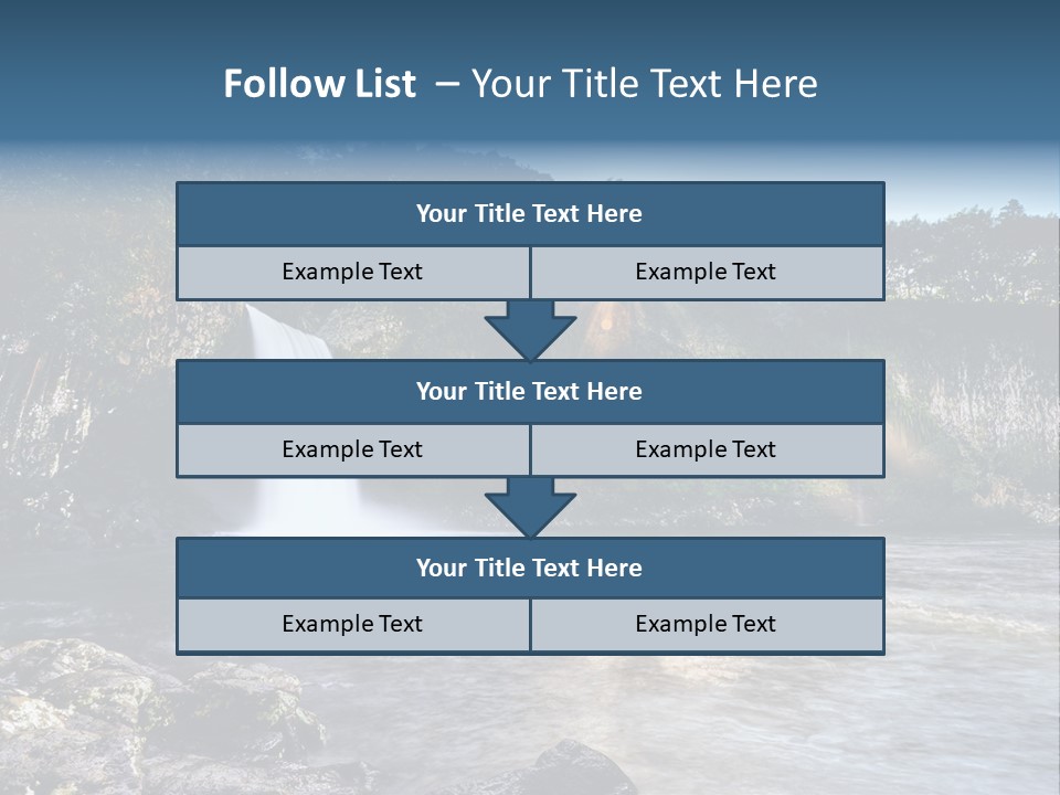 Plant Hike Landscape PowerPoint Template