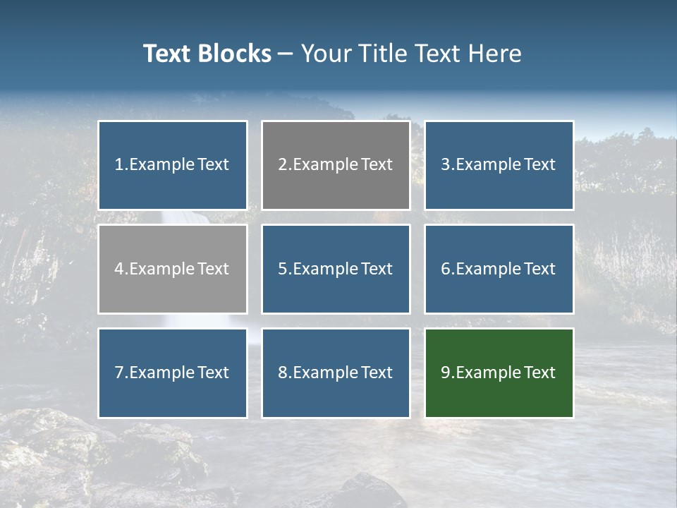 Plant Hike Landscape PowerPoint Template