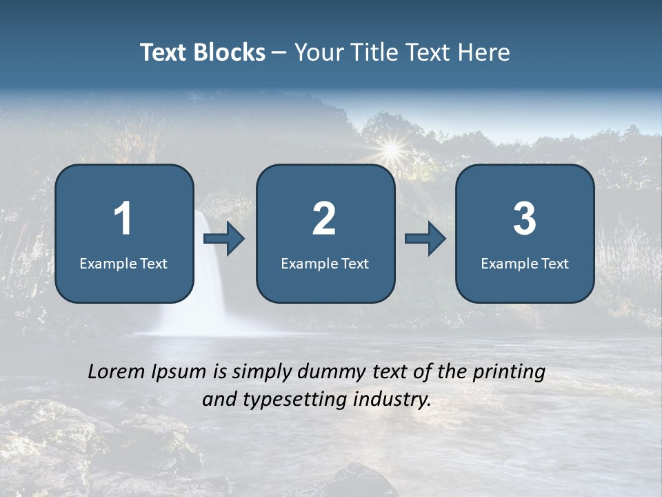 Plant Hike Landscape PowerPoint Template