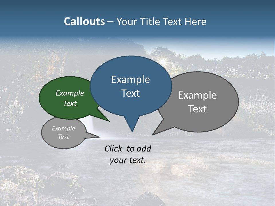 Plant Hike Landscape PowerPoint Template