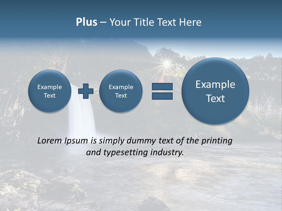 Plant Hike Landscape PowerPoint Template