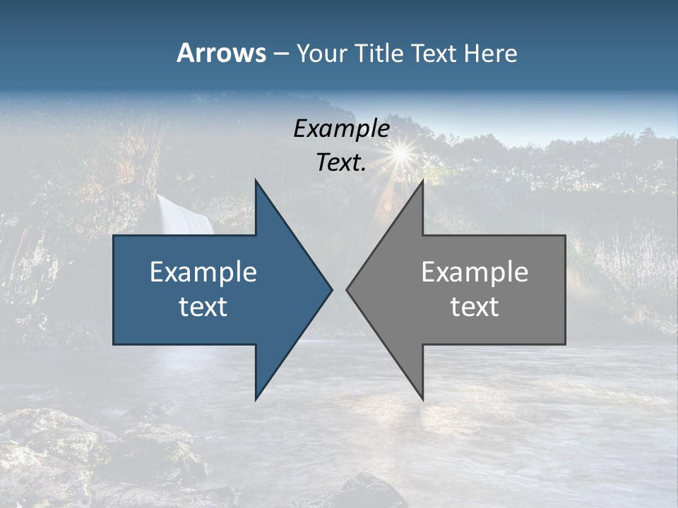 Plant Hike Landscape PowerPoint Template