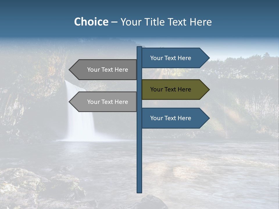 Plant Hike Landscape PowerPoint Template