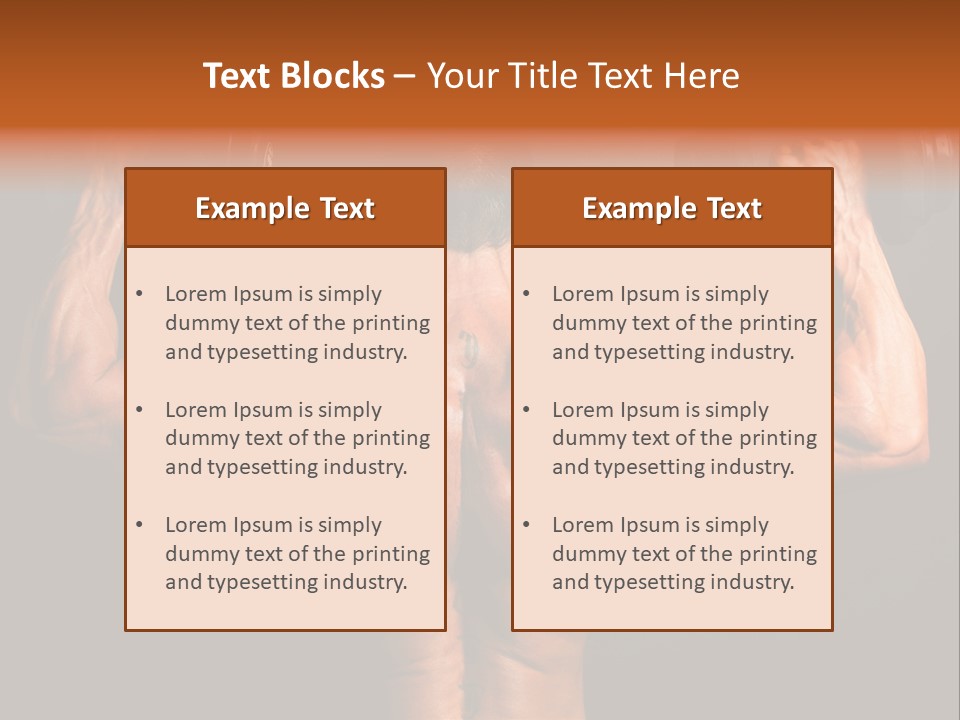 Black Background Workout Young PowerPoint Template
