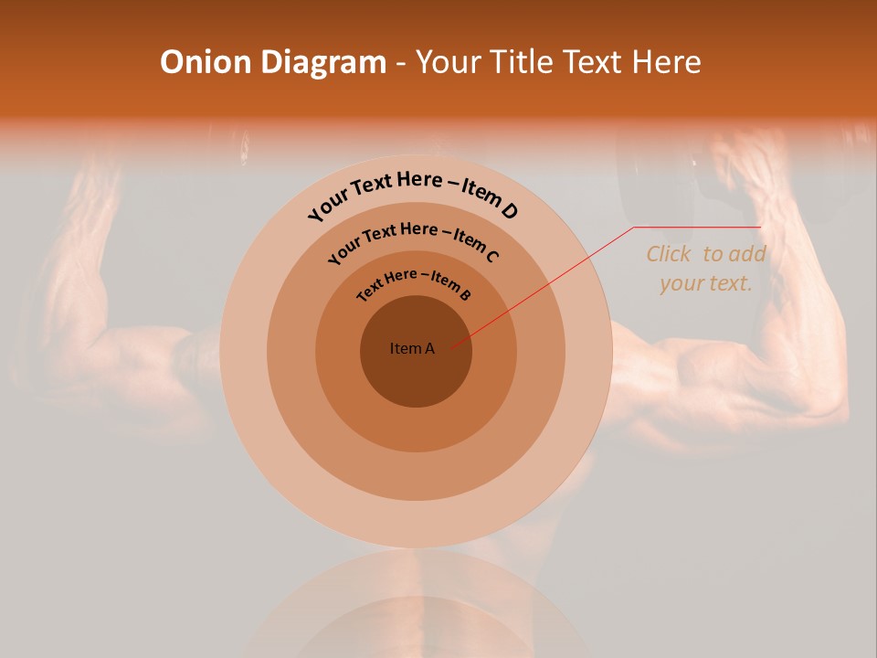 Black Background Workout Young PowerPoint Template