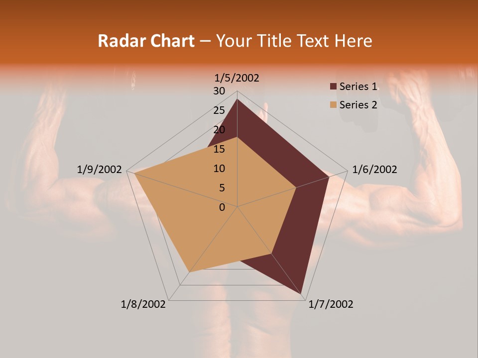 Black Background Workout Young PowerPoint Template