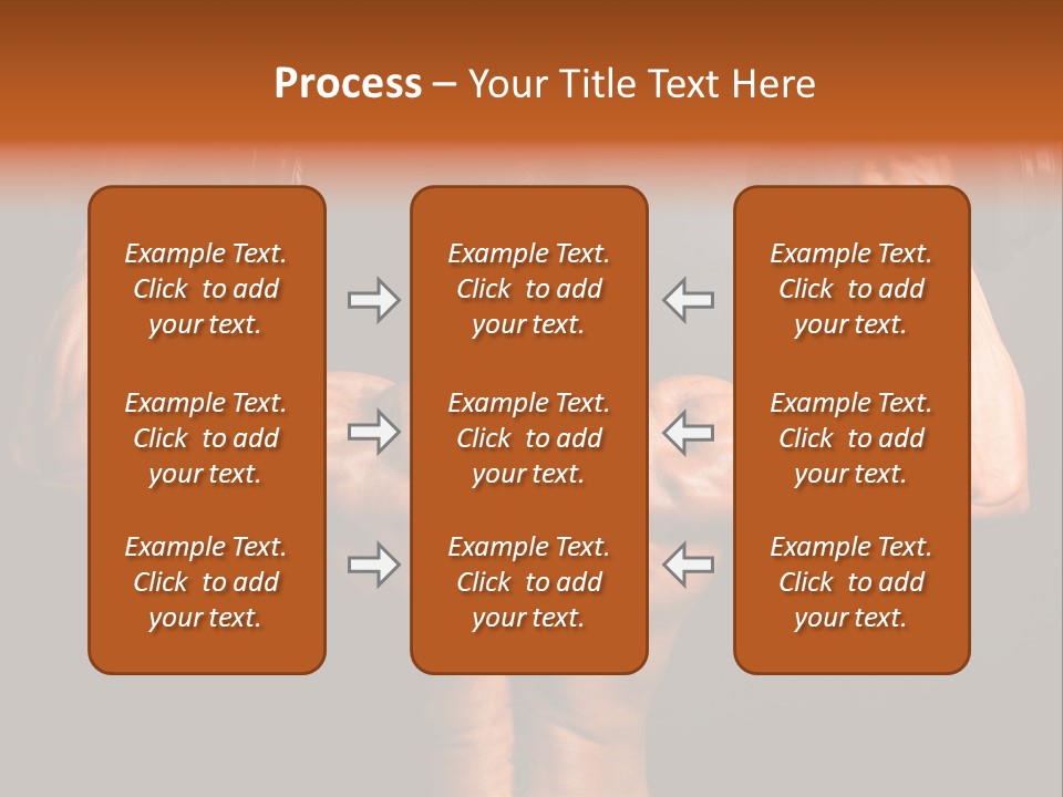 Black Background Workout Young PowerPoint Template