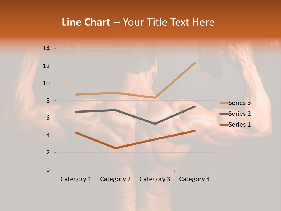 Black Background Workout Young PowerPoint Template