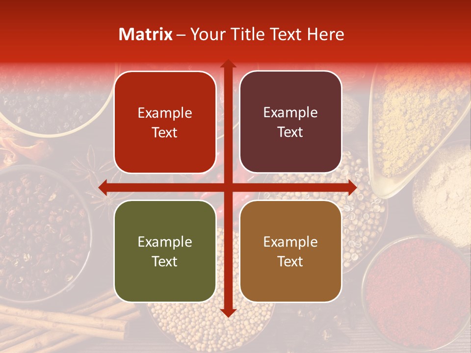Nutmeg Spice Variety PowerPoint Template