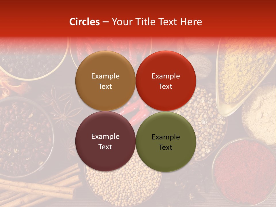 Nutmeg Spice Variety PowerPoint Template