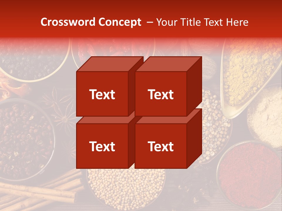 Nutmeg Spice Variety PowerPoint Template