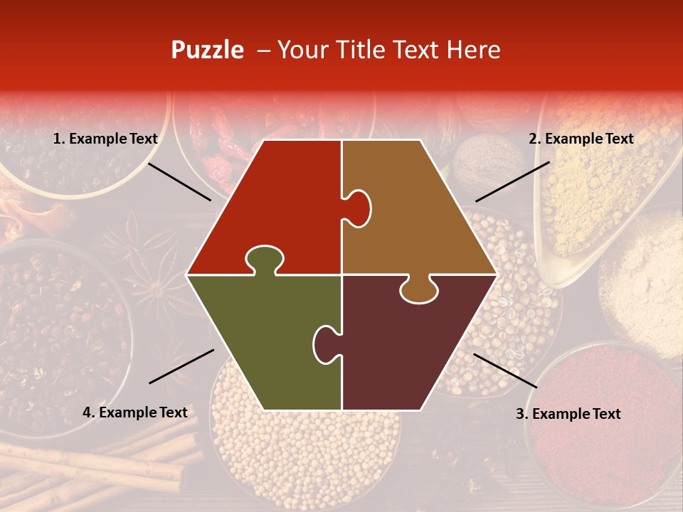 Nutmeg Spice Variety PowerPoint Template