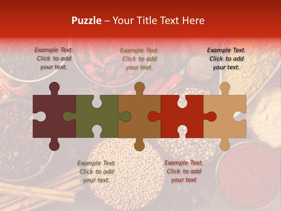 Nutmeg Spice Variety PowerPoint Template