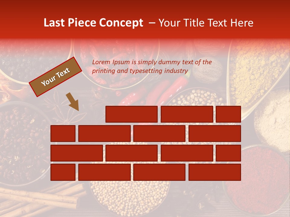 Nutmeg Spice Variety PowerPoint Template