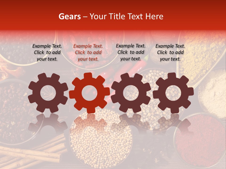 Nutmeg Spice Variety PowerPoint Template