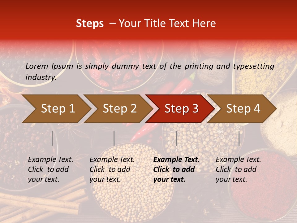 Nutmeg Spice Variety PowerPoint Template