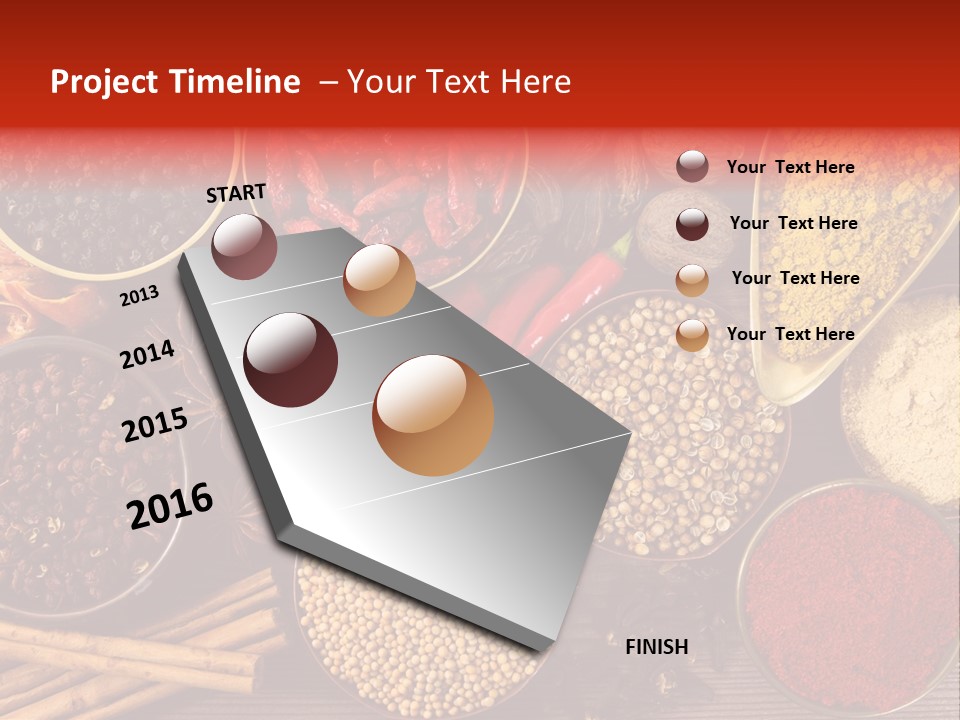 Nutmeg Spice Variety PowerPoint Template