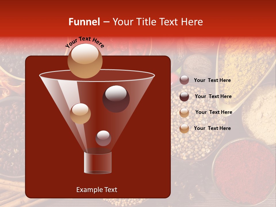 Nutmeg Spice Variety PowerPoint Template