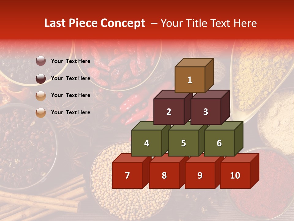 Nutmeg Spice Variety PowerPoint Template