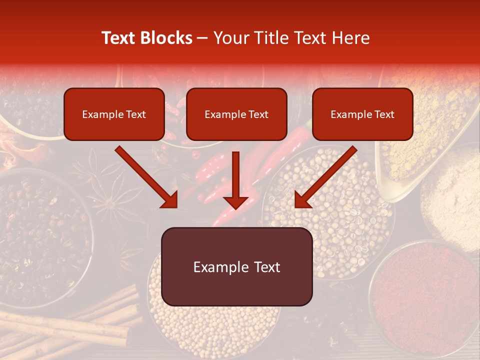 Nutmeg Spice Variety PowerPoint Template