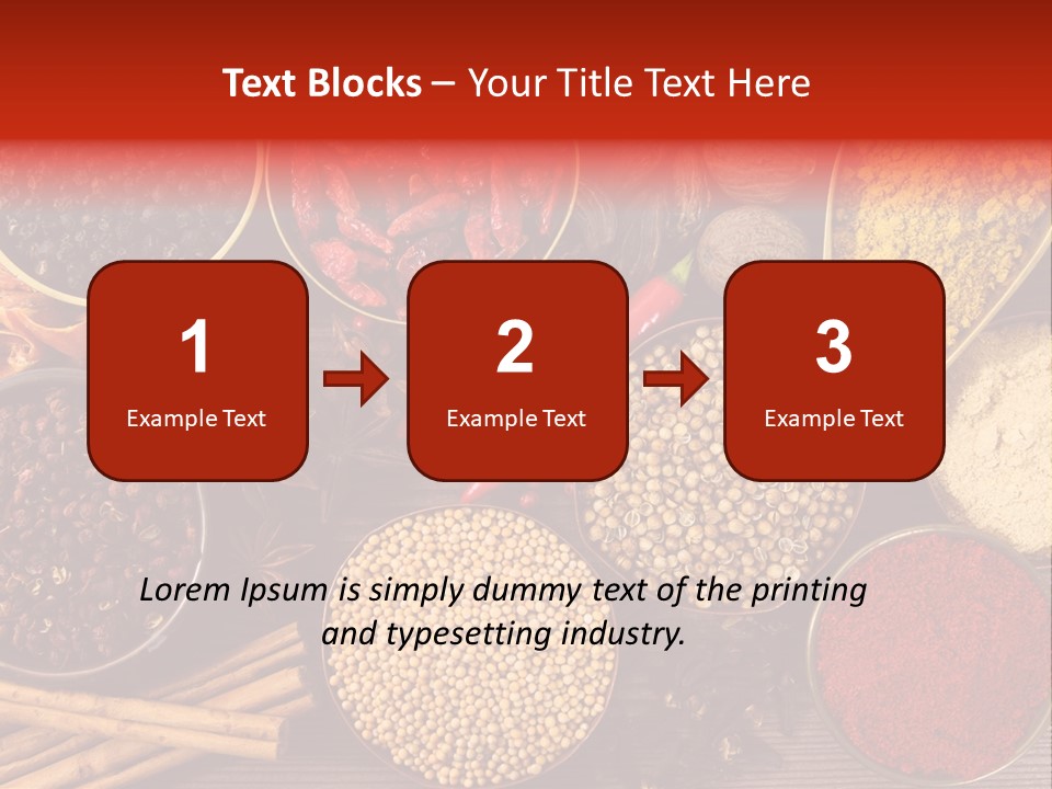 Nutmeg Spice Variety PowerPoint Template