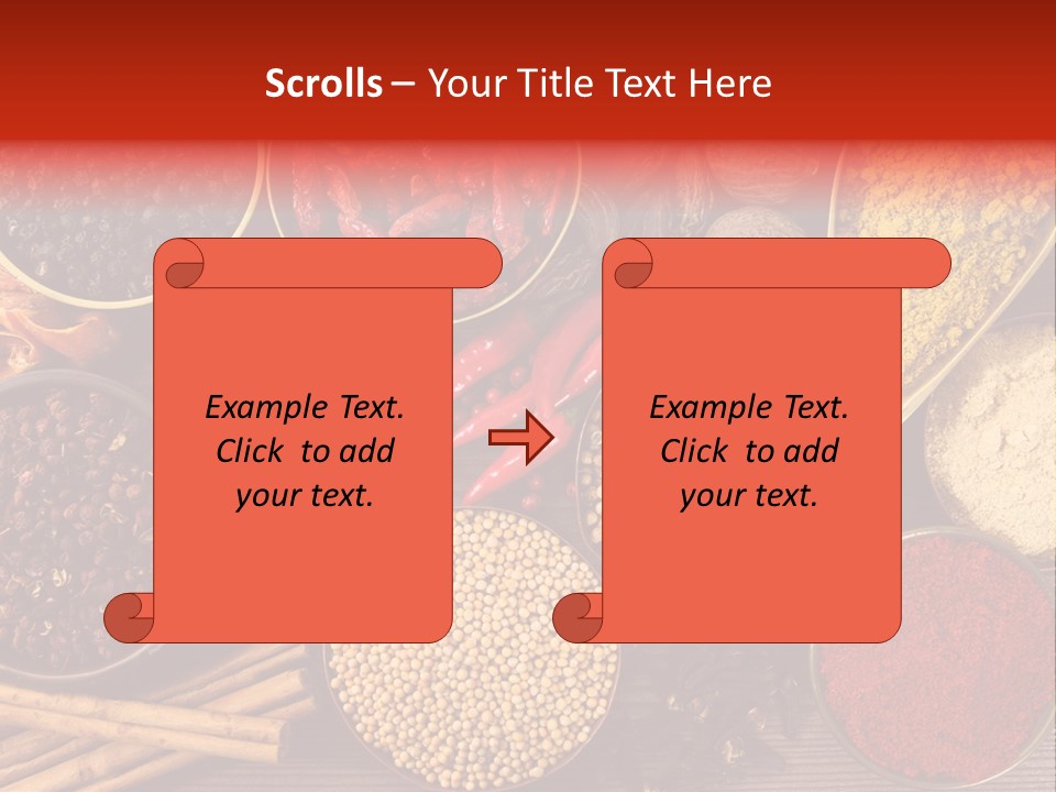 Nutmeg Spice Variety PowerPoint Template