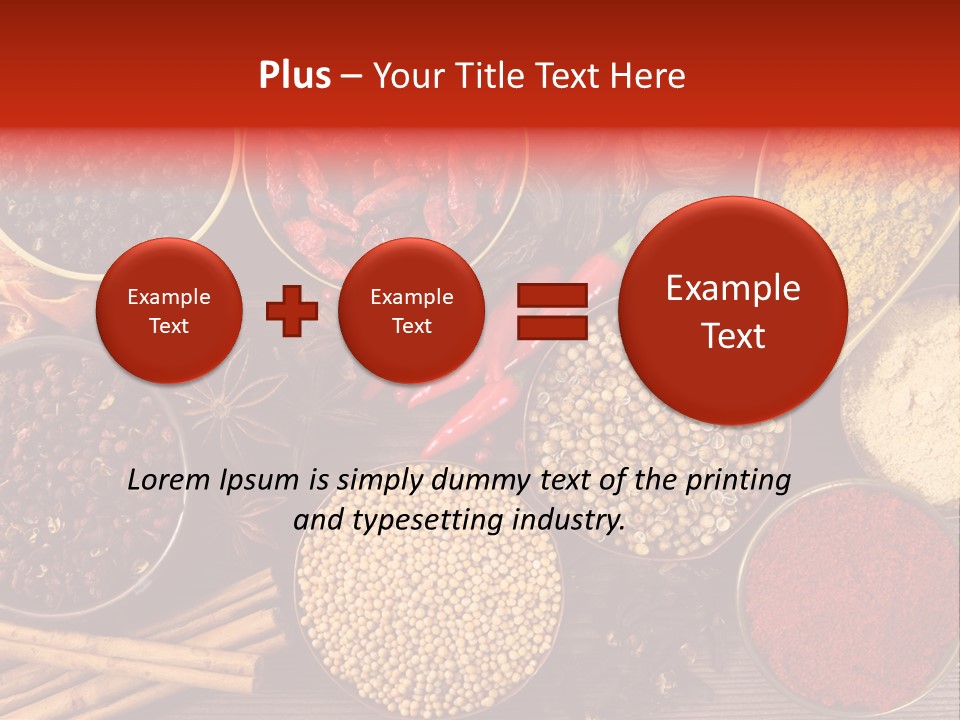 Nutmeg Spice Variety PowerPoint Template