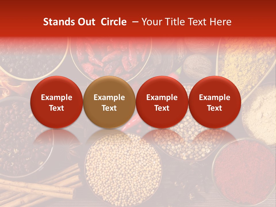 Nutmeg Spice Variety PowerPoint Template