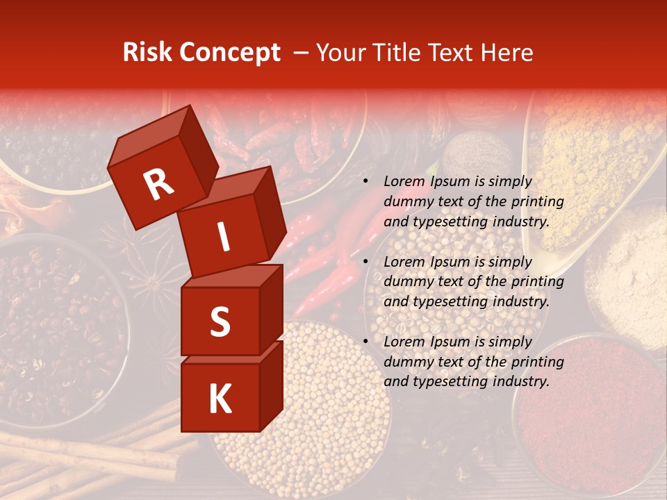 Nutmeg Spice Variety PowerPoint Template