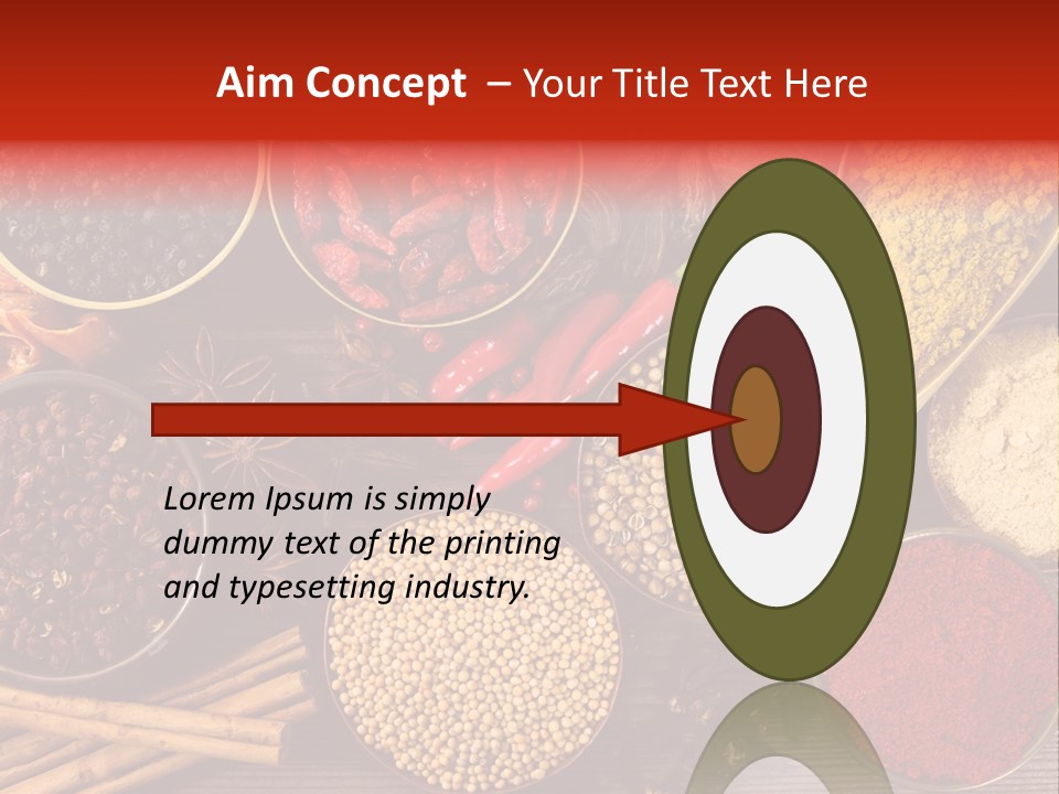 Nutmeg Spice Variety PowerPoint Template