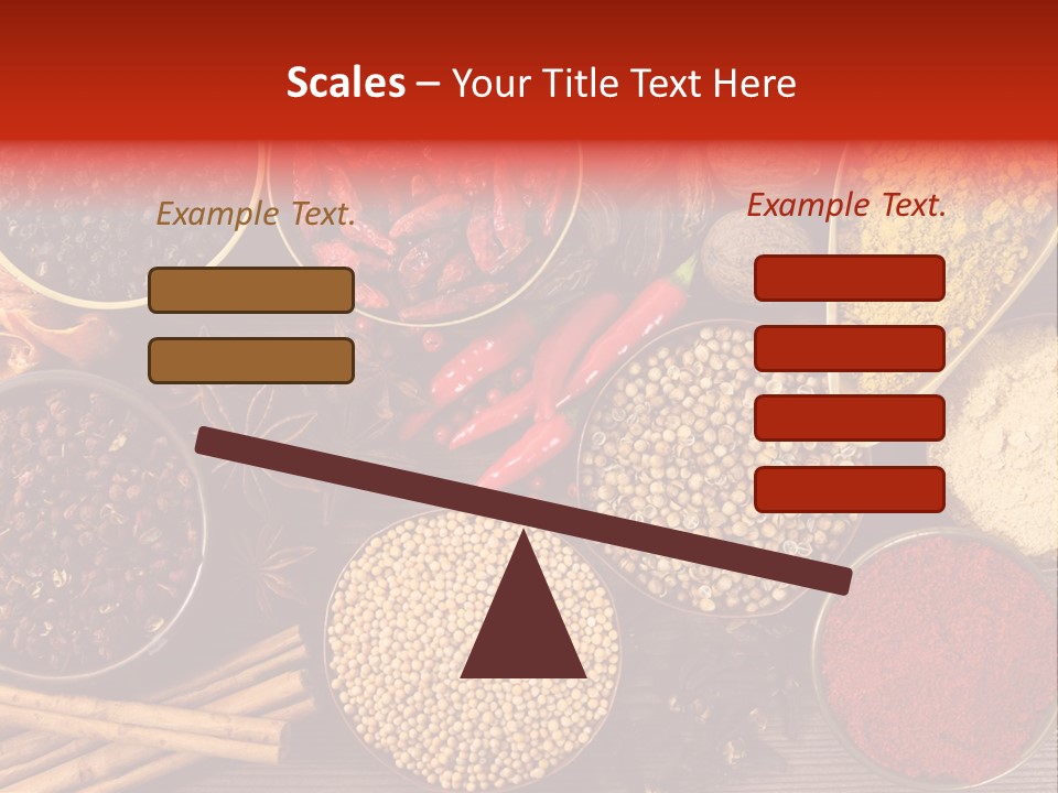 Nutmeg Spice Variety PowerPoint Template
